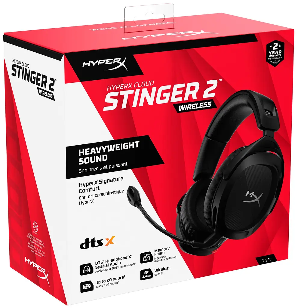 Гарнитура HyperX Cloud Stinger 2 USB/WL Black (676A2AA) - фото 10