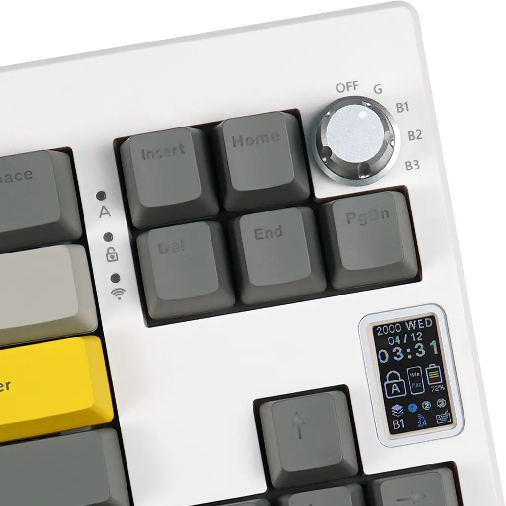 Клавіатура Epomaker Shadow-X Mulan White механічна бездротова (SHX-W-M) - фото 6