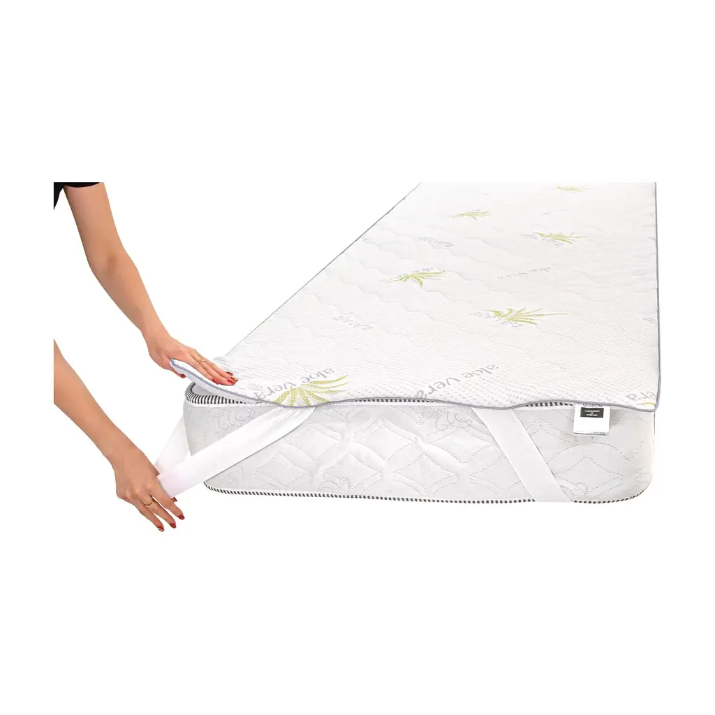 Наматрацник MirSon №1015 Alberto Wool Strong Aloe Vera 200х220 см (2200001497511) - фото 8