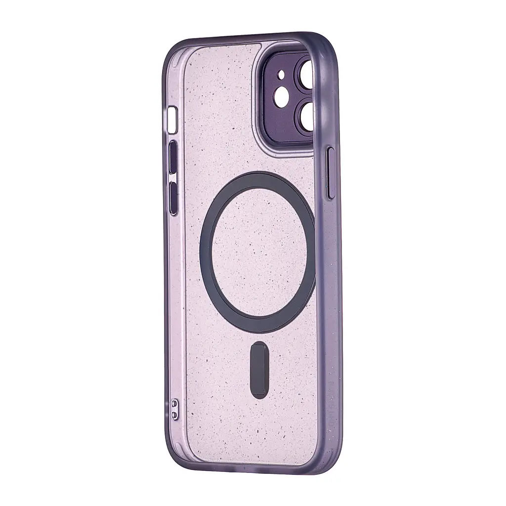 Чохол Splatter with MagSafe Protected Camera iPhone 12 Purple - фото 3