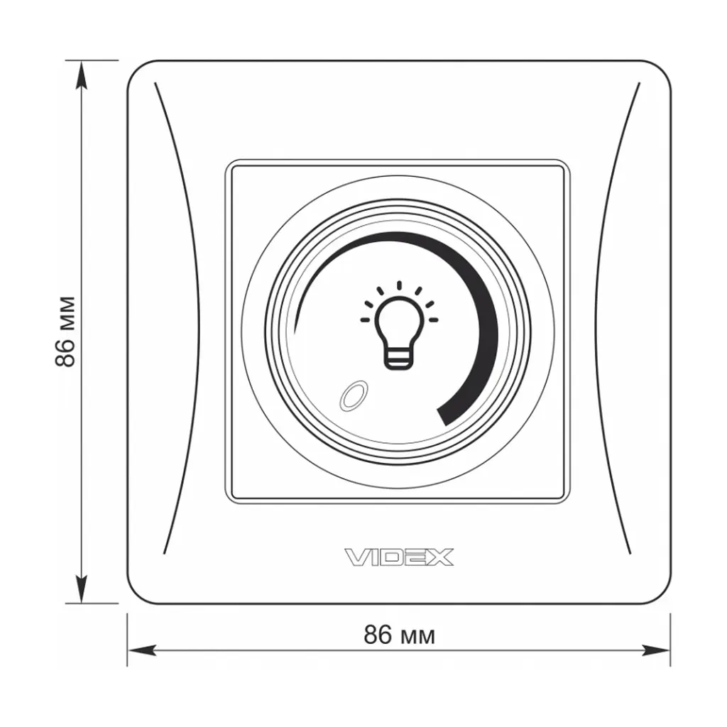 Світлорегулятор Videx BINERA LED 200Вт (VF-BNDML200-W) - фото 6