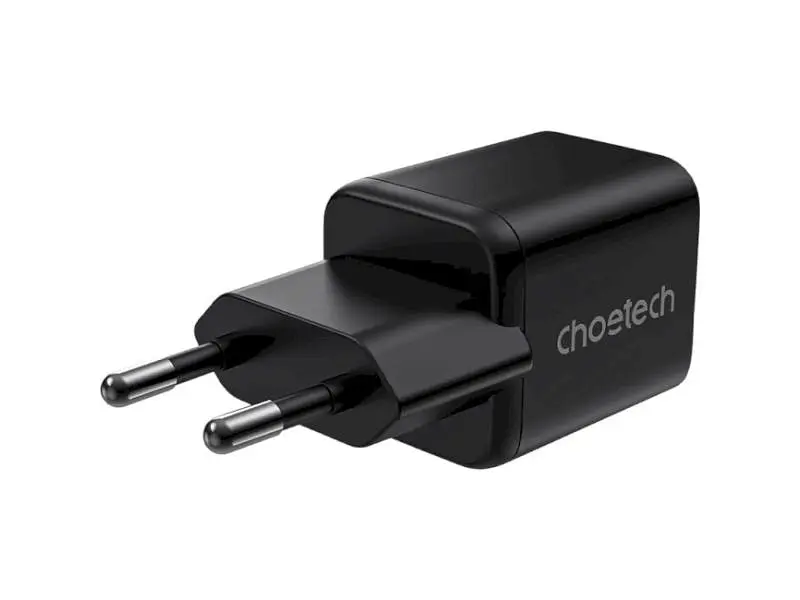 Мережевий зарядний пристрій Choetech PD5012 30 W GAN Black (PD5012-EU-BK) - фото 2