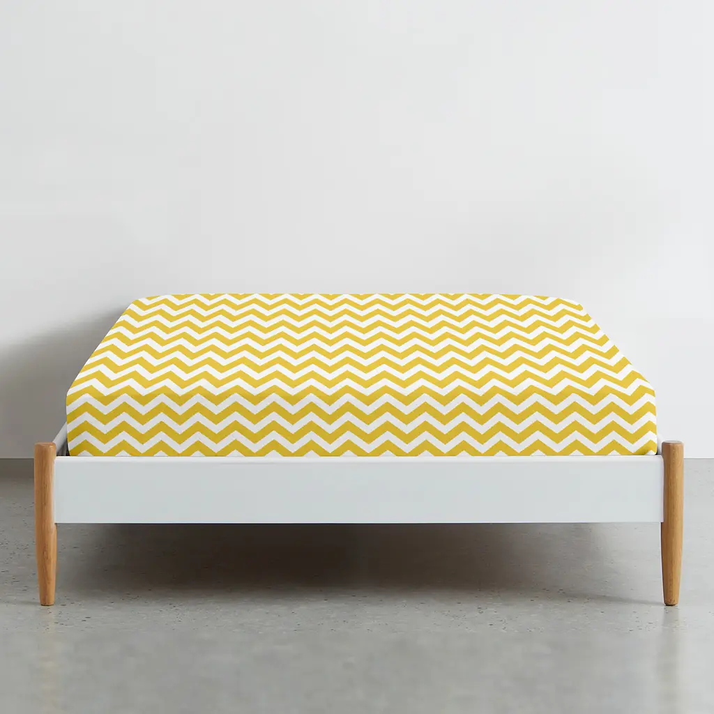 Простирадло на резинці 160х200 YELLOW ZIGZAG CS1 COSAS (4822052148433) - фото 2