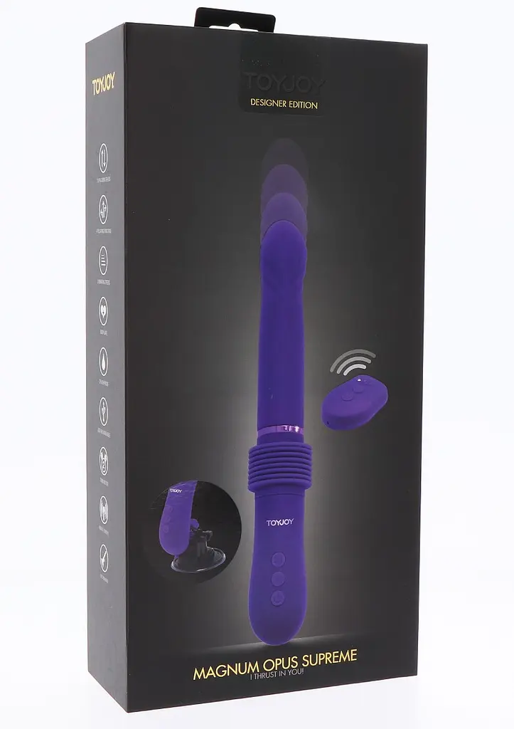 Toy Joy Magnum Opus Supreme Thruster 2 - вібратор з поштовховими рухами, 31х3,7 см Toy Joy 10393 90814 - фото 2