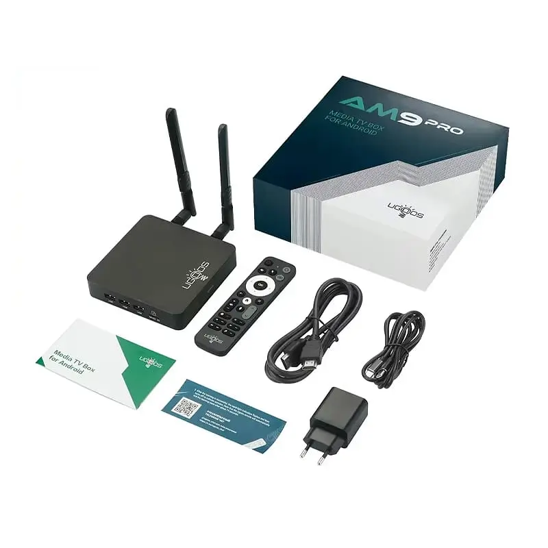 Смарт ТВ приставка Ugoos AM9 PRO 4/64 Гб Smart TV Box Android 14 - фото 2