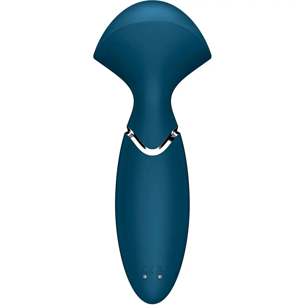 Вібромасажер Satisfyer Mini Wand-er Blue - фото 4