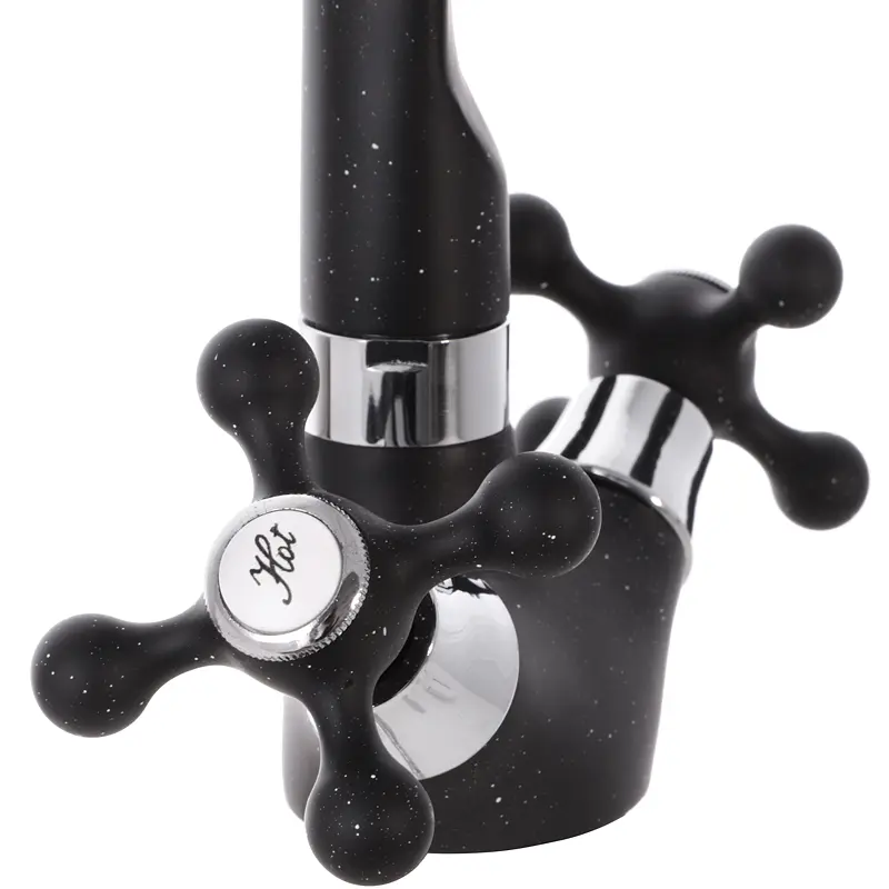 Смеситель для кухни Mixxus Color 273 black MI2763 Черный матовый - фото 3