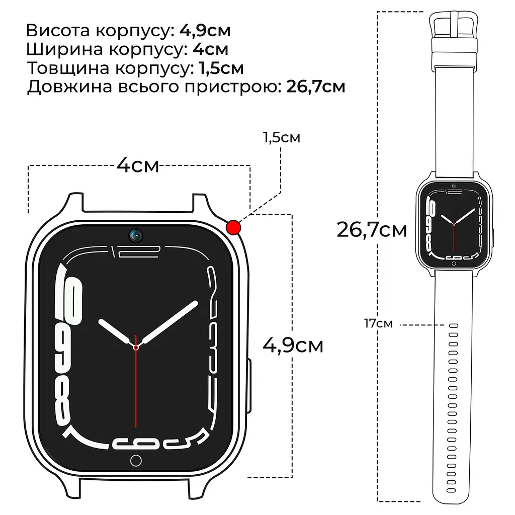 Смарт-годинник JETIX DF100 Pro з 4G відеодзвінком, вібродзвінком і вологозахистом IP67 — White - фото 8