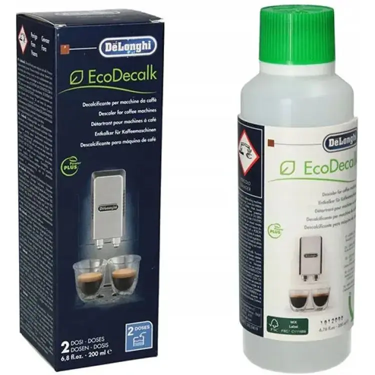 Рідина від накипу DeLonghi EcoDecalk, 200ml 5513284391