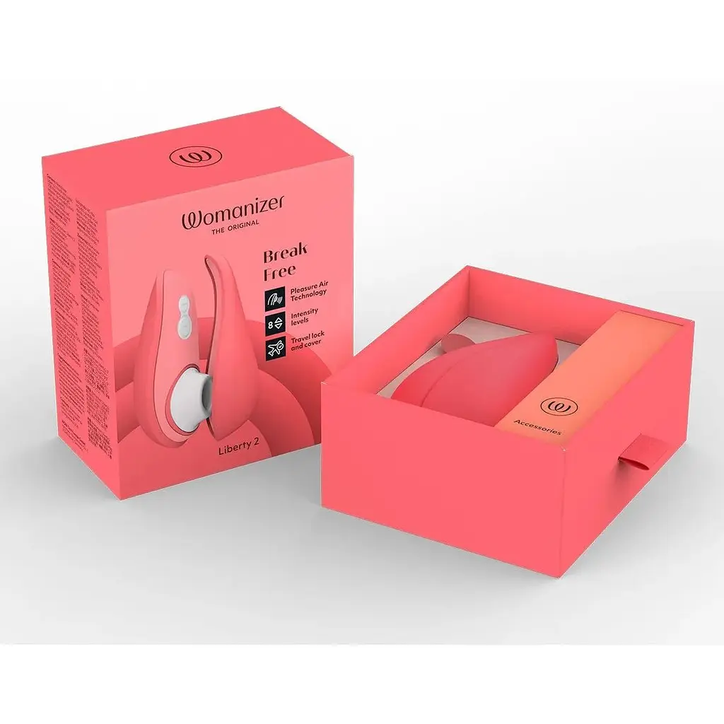 Вакуумный стимулятор Womanizer Liberty 2 Vibrant Rose - фото 8