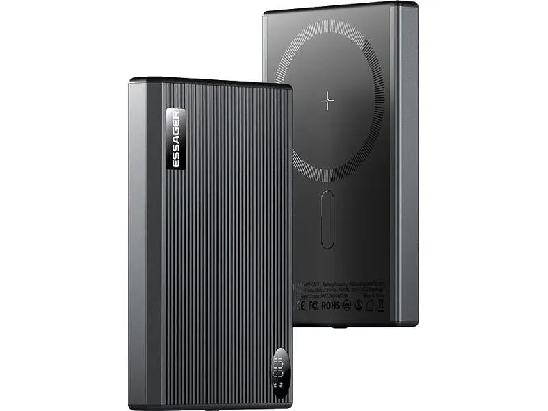 Зовнішній акумулятор (Power Bank) Essager Shining 10000mAh 20W Black (EDY1W-SY0G-Z) - фото 3