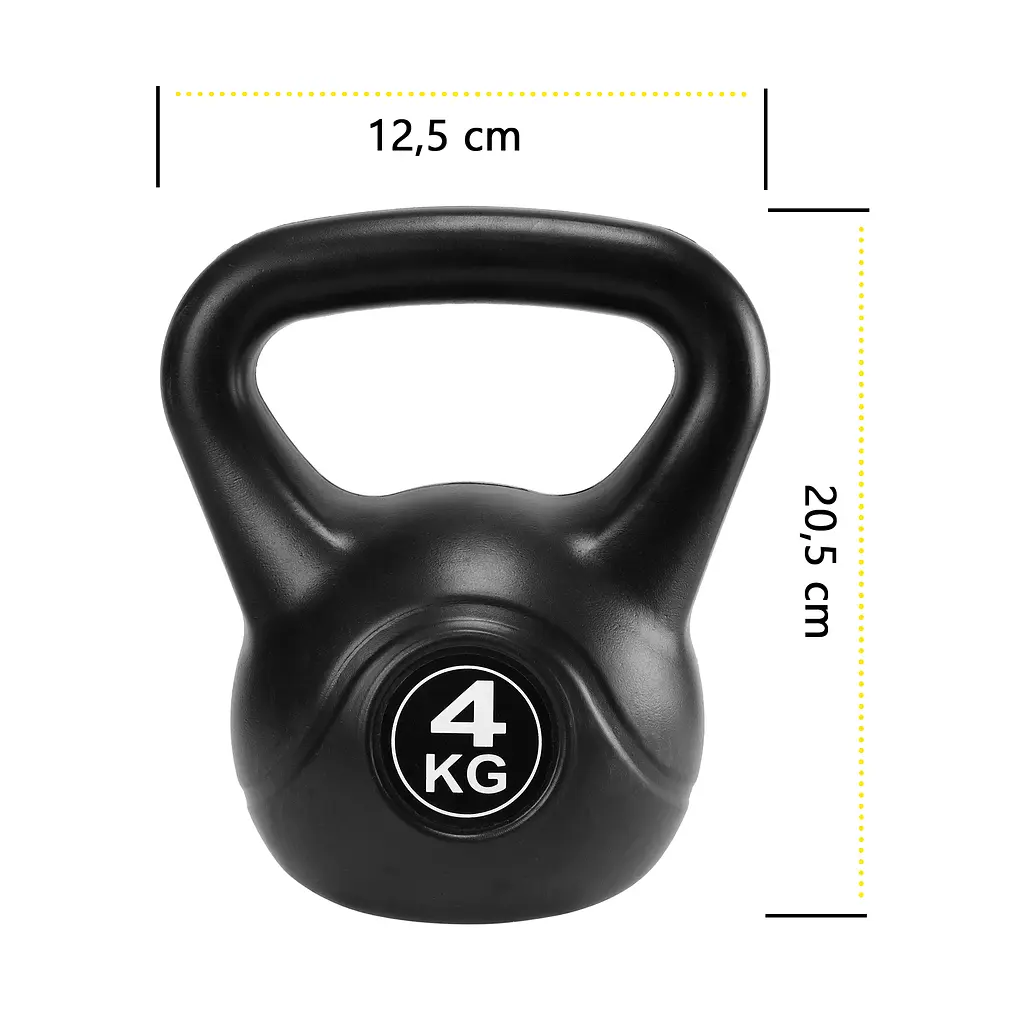 Гиря виниловая Cornix 4 кг XR-0429 Black - фото 7