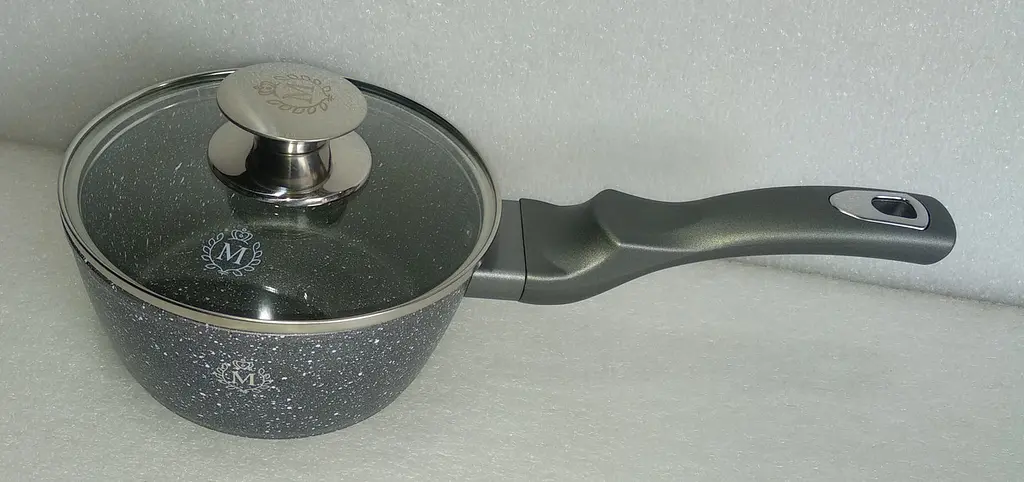 Ковш Meisterklasse MK-1021 grey marble 16 см 1.1л - фото 3