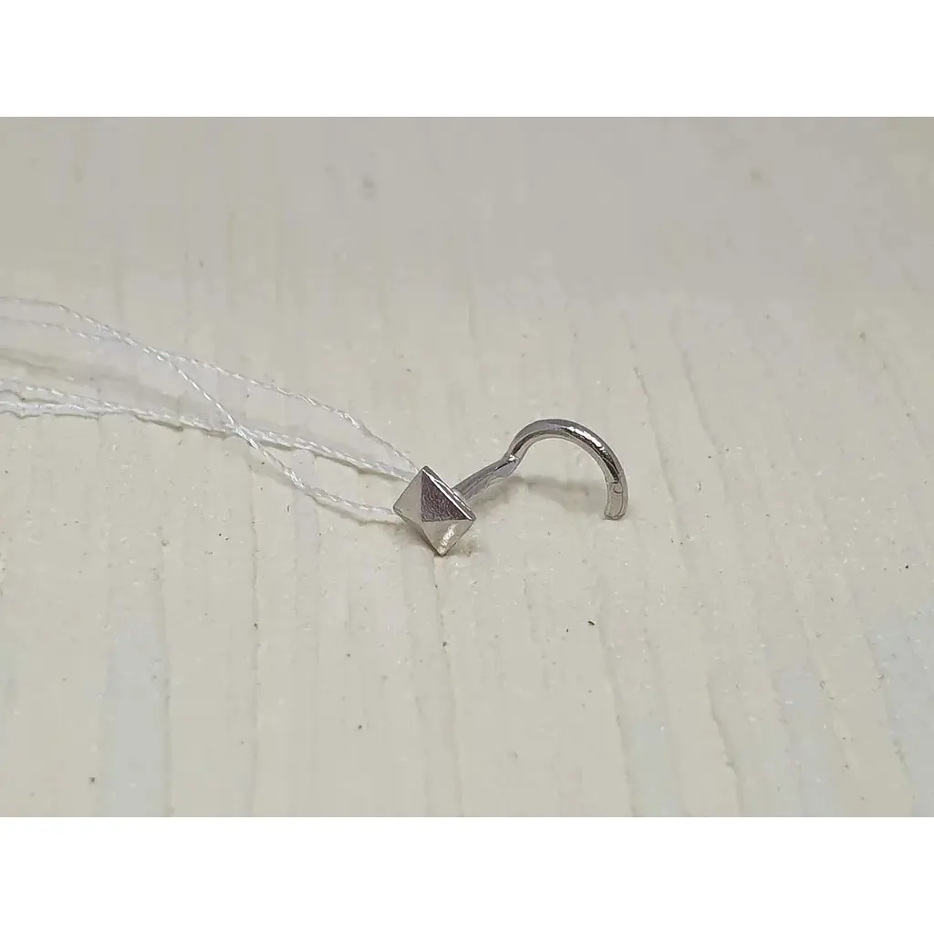 Срібна сережка-пірсинг Астор в ніс. 918-2438Р - фото 2