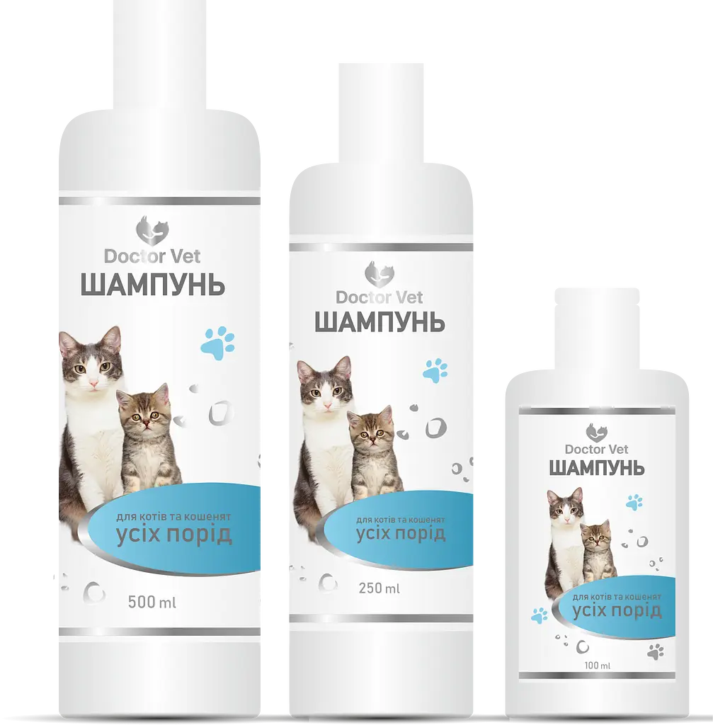 Шампунь для котів та кошенят усіх порід Doctor Vet 100 мл - фото 4