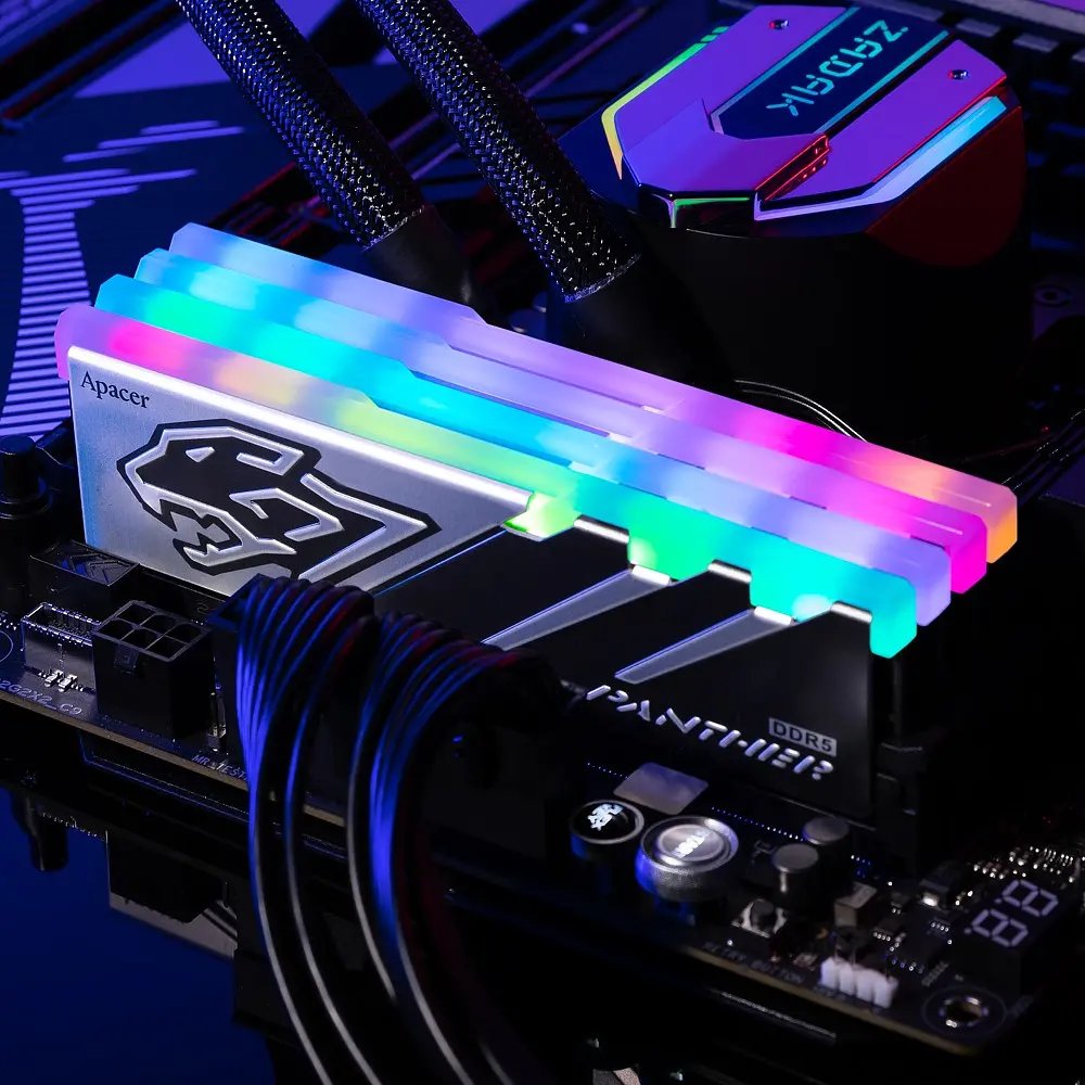 Модуль памяти DDR5 2x16GB/5600 Apacer Panther RGB (AH5U32G56C5229BAA-2) - фото 3