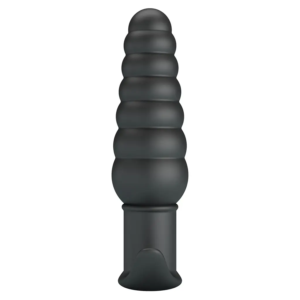 Анальна пробка Pretty Love Aeolis 11 см (чорний) - фото 11