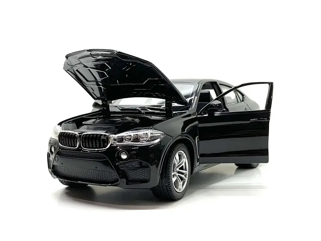 Машинка колекційна металева BMW X6M Rastar 56600 1:24 чорний - фото 6