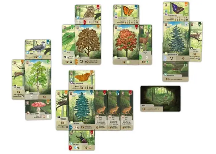 Настольная игра Lords of Boards Лесная суета (Forest Shuffle) (укр.) (LOB2329UA) - фото 5
