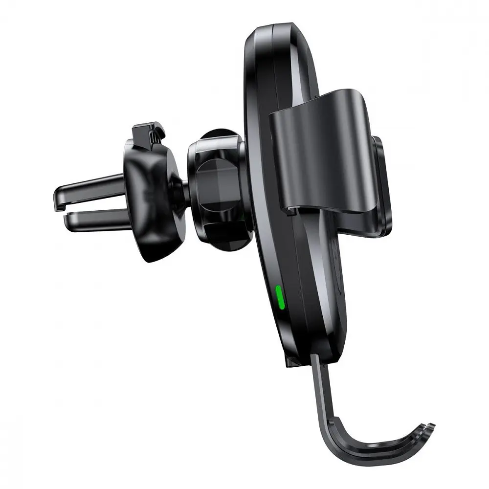 Держатель в машину с беспроводным ЗУ Baseus Gravity Car Mount (Air Outlet Version) 1.67A 10W черный (17216) - фото 9