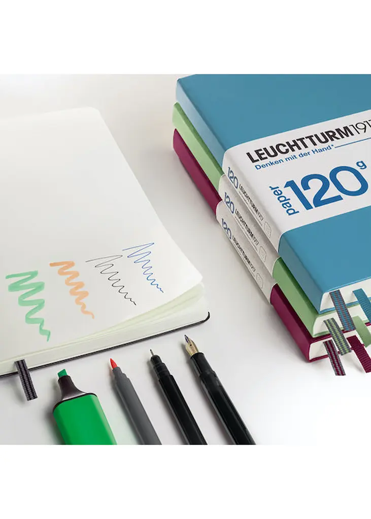 Блокнот LEUCHTTURM1917 120G Edition Середній Forest Green Крапка (370341) - фото 5