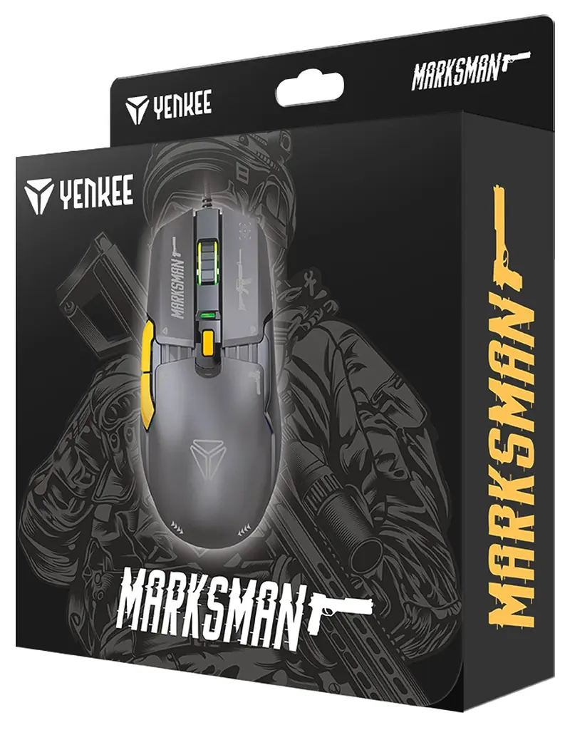 Компьютерная мышь Yenkee YMS 3600BK MARKSMAN Gaming Mouse teh0022069 - фото 3
