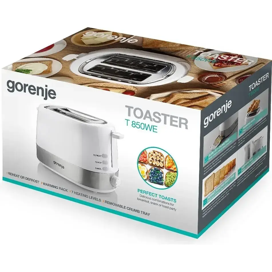 Тостер Gorenje T 850 WE (TA8211) - фото 5