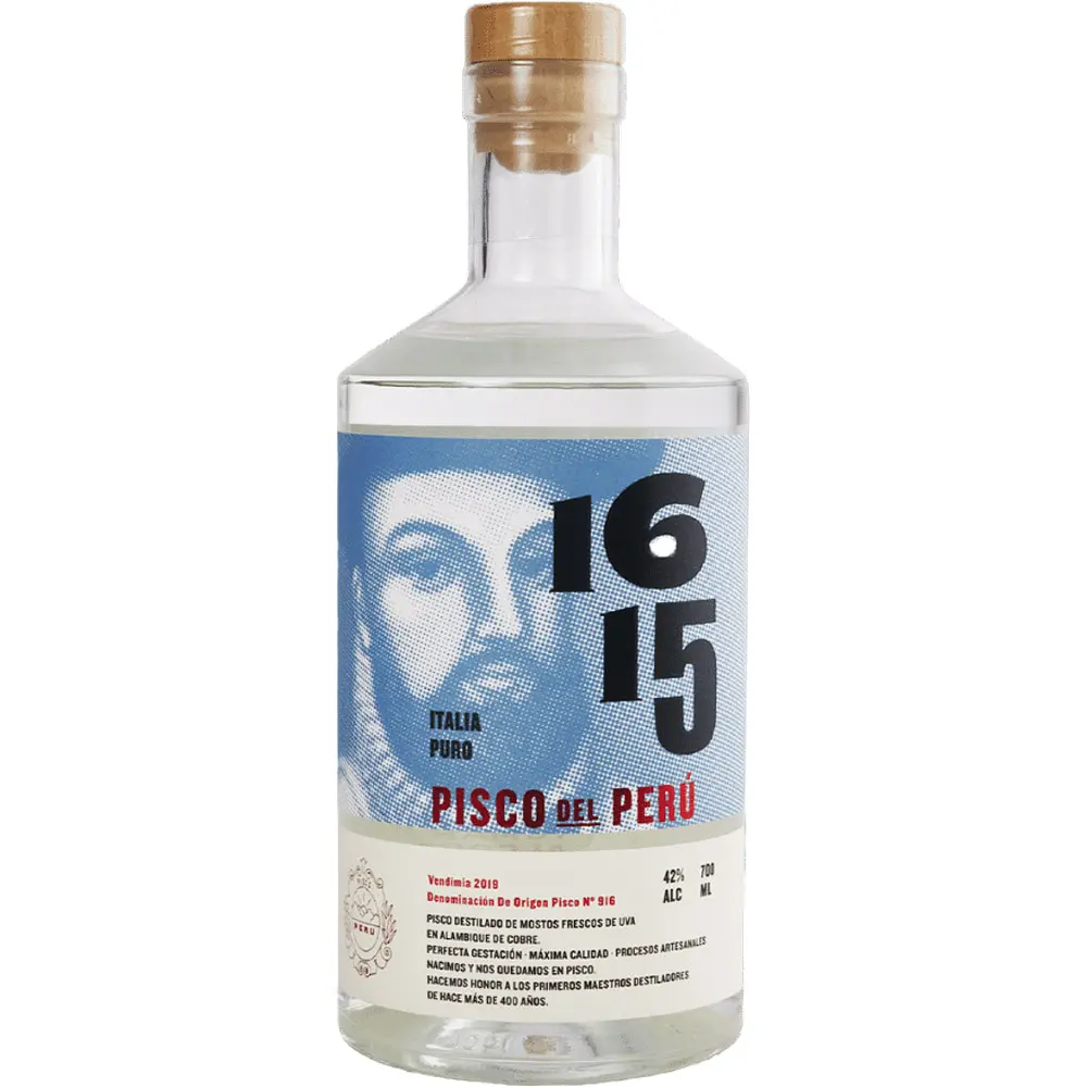 Бренді Pisco 1615 Puro Italia 42% 0.7 л - фото 1