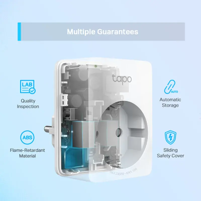Розумна розетка TP-Link Tapo P100 (2-pack) (Tapo P100(2-pack)) - фото 7