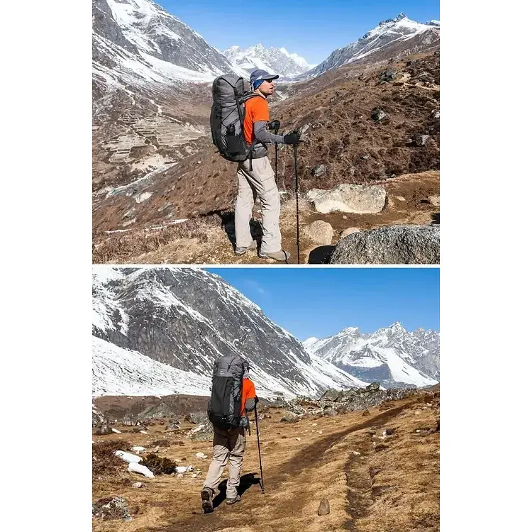 Рюкзак Naturehike Rock NH19BP095 60+5 л чорний - фото 6