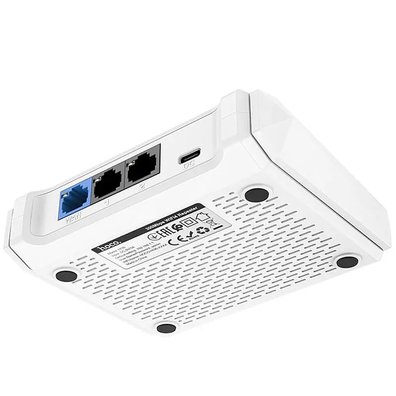 Маршрутизатор (роутер) HI36 WiFi4 300Mbs White Hoco teh0030028 - фото 6