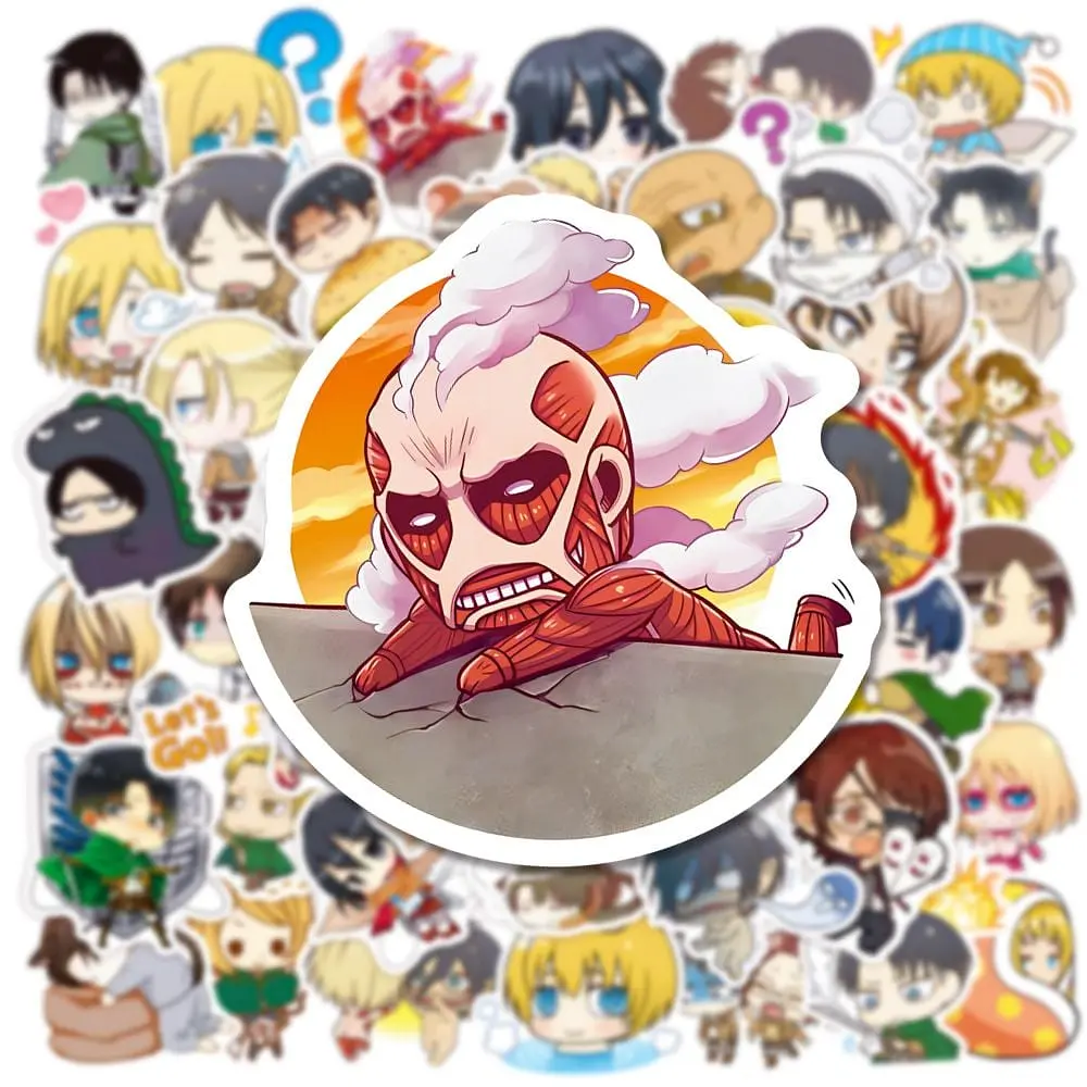 Стикерпак GeekLand Attack on Titan 50 штук - фото 6