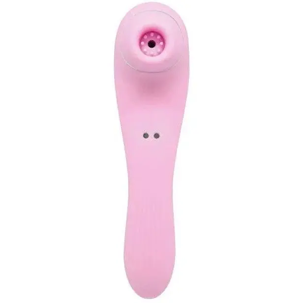 Вакуумний стимулятор з вібрацією Wooomy Smoooch Pink Clitoral Suction & Vibration 10х2 режимів - фото 2