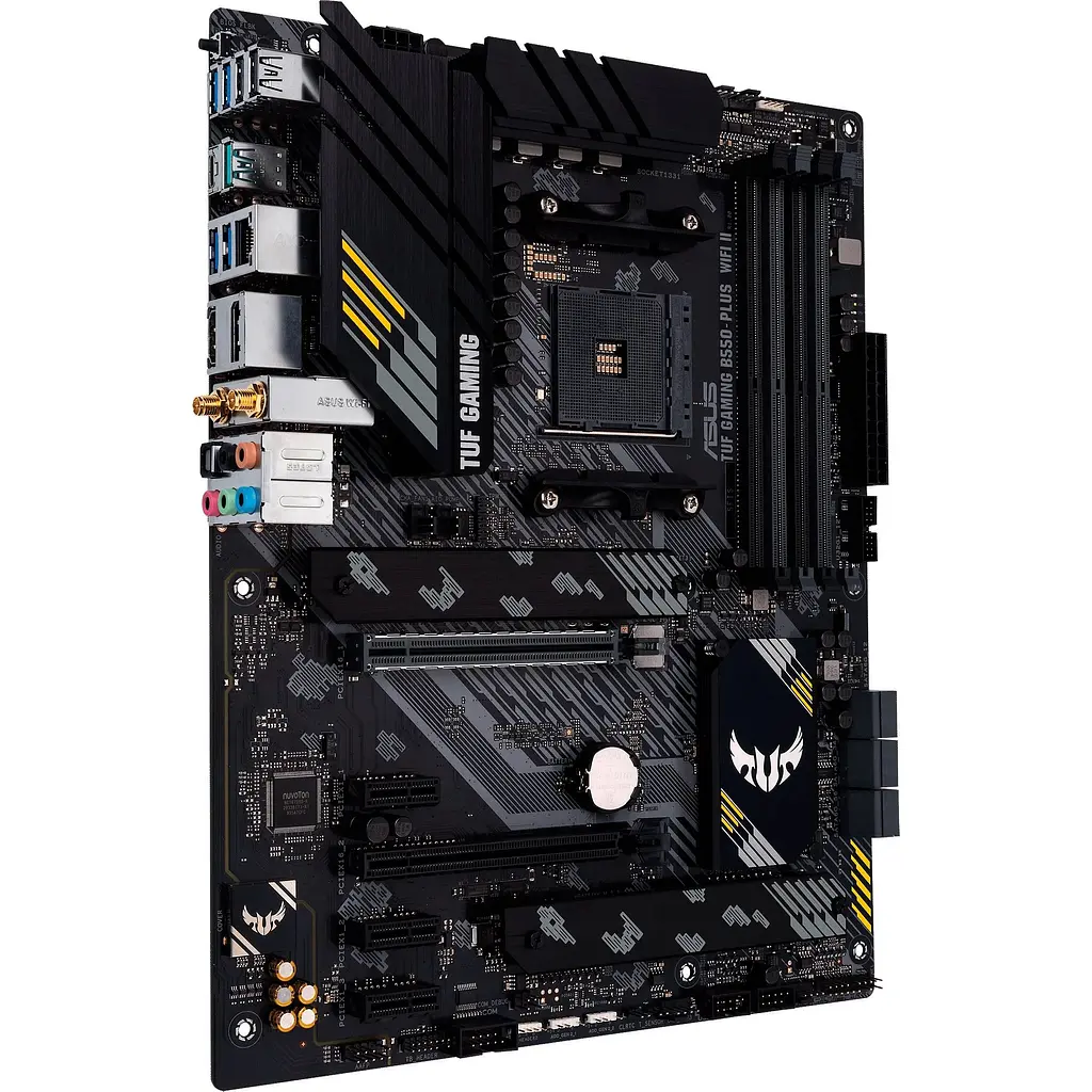 Материнская плата Asus TUF Gaming B550-PLUS WIFI II sAM4 B550 4xDDR4 M.2 HDMI DP Wi-Fi BT ATX - фото 3