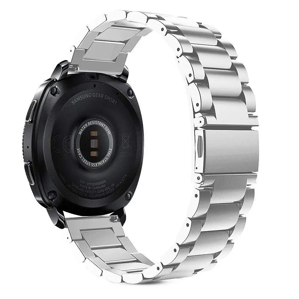 Металлический ремешок Primo для часов Samsung Sport Gear (SM-R600) Silver - фото 2