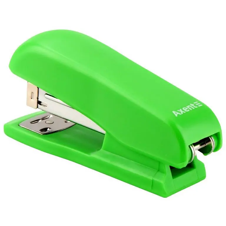 Степлер канцелярский Axent Standard №24/6, 20 листов салатовый (4223-09-A) - фото 2
