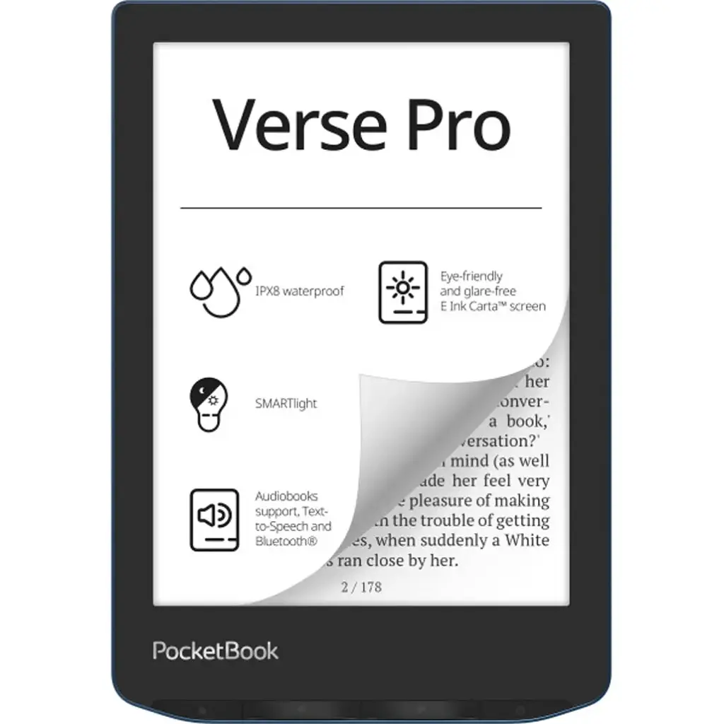 Электронная книга PocketBook 634 Verse Pro Azure (PB634-A-CIS, PB634-A-WW) [92927] - фото 2