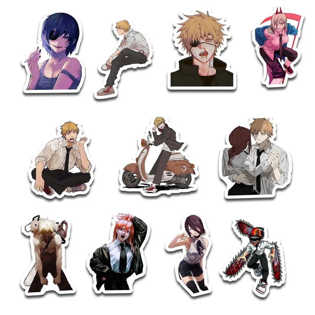 Стикерпак GeekLand Chainsaw man 45 штук (SP CM 01) - фото 2