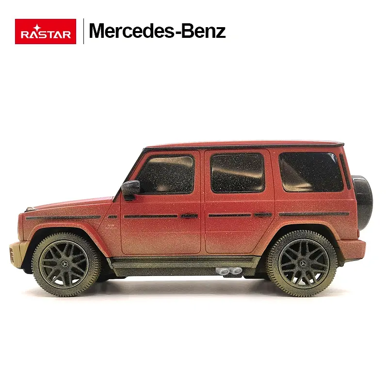 Машинка Rastar Mercedes-Benz G63 AMG на управлении R/C 1:24 красная ГРЯЗНАЯ ВЕРСИЯ 95800-4 - фото 3