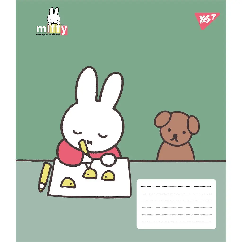 Набор тетрадей Yes Miffy Spring A5 в клетку 18 листов 25 шт. (767627) - фото 2