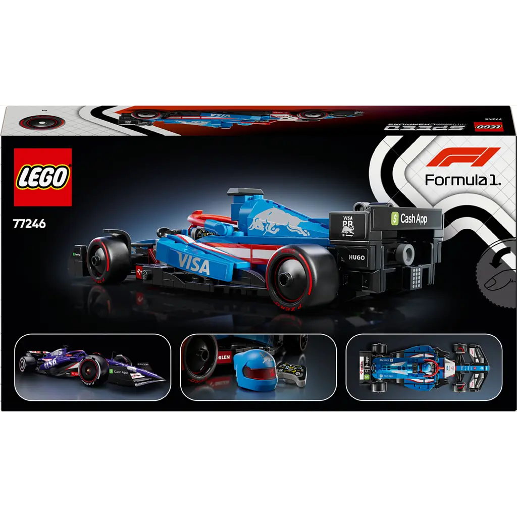 Конструктор LEGO Speed ​​Champions Автомобиль для гонки F1 Visa Cash RB VCARB 01, 248 деталей (77246) - фото 11