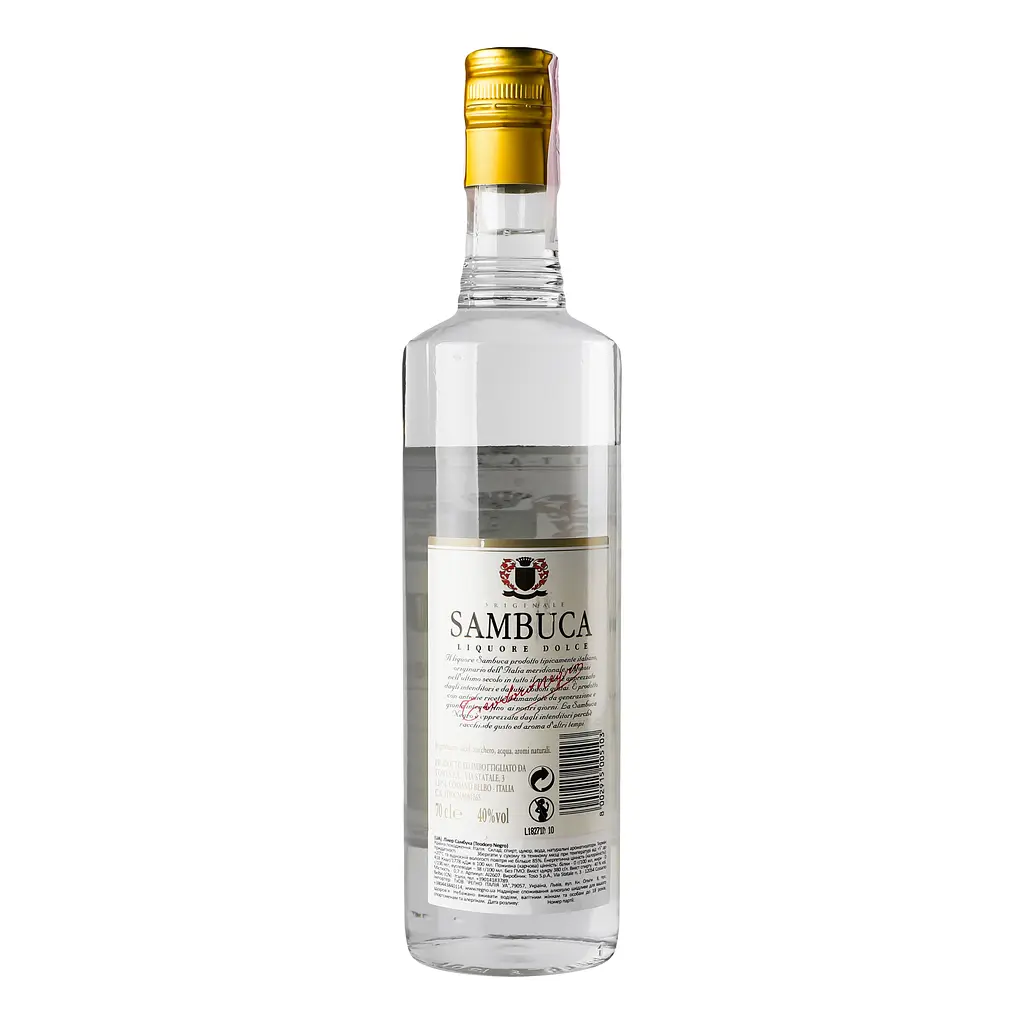 Лікер Toso Sambuca Teodoro Negro, 40%, 0,7 л (AL2607) - фото 4