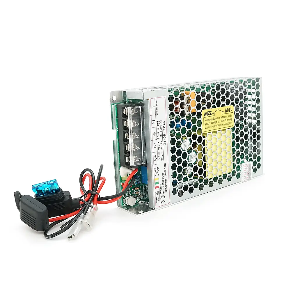 UPS без боксу CEKO PSC-150-12 під зовнішній акб, потужність 12V(150W), струм заряду акб 13.8В/3А, метал, 159×97×30 мм - фото 3