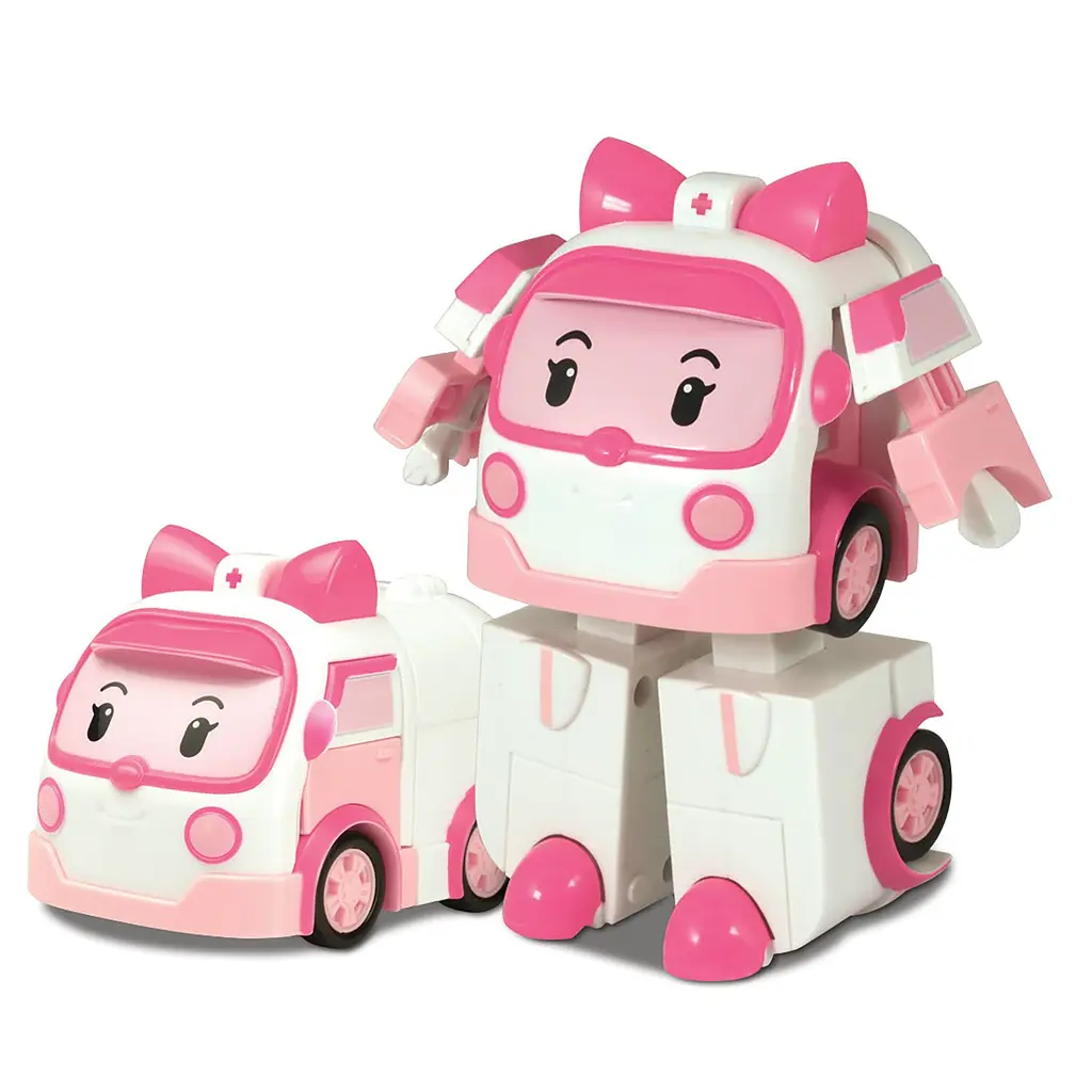 Мини-трансформер Robocar Poli Эмбер 7,5 см (83047) - фото 5