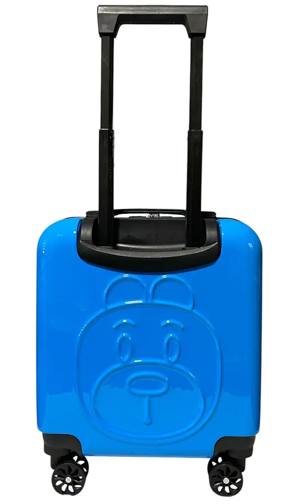 Дитяча валіза D01 Blue Bear mini XS полікарбонат-ABS 45x38x27 см Синій - фото 6