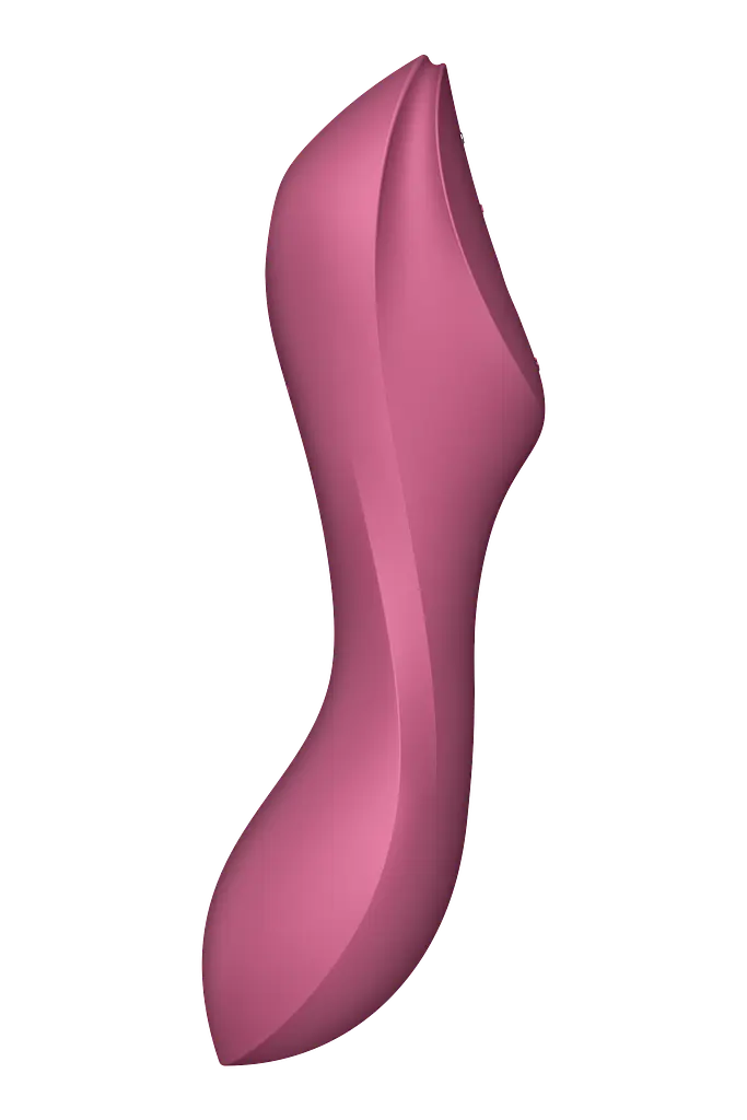 Вібратор Satisfyer Curvy Trinity 3 Вакуумний та стимулятор для точки G, 17.5х5.3 см червоний - фото 2