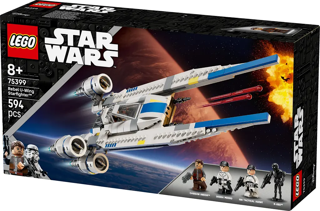 Конструктор LEGO Star Wars Повстанческий истребитель U-Wing 594 деталей (75399) - фото 3