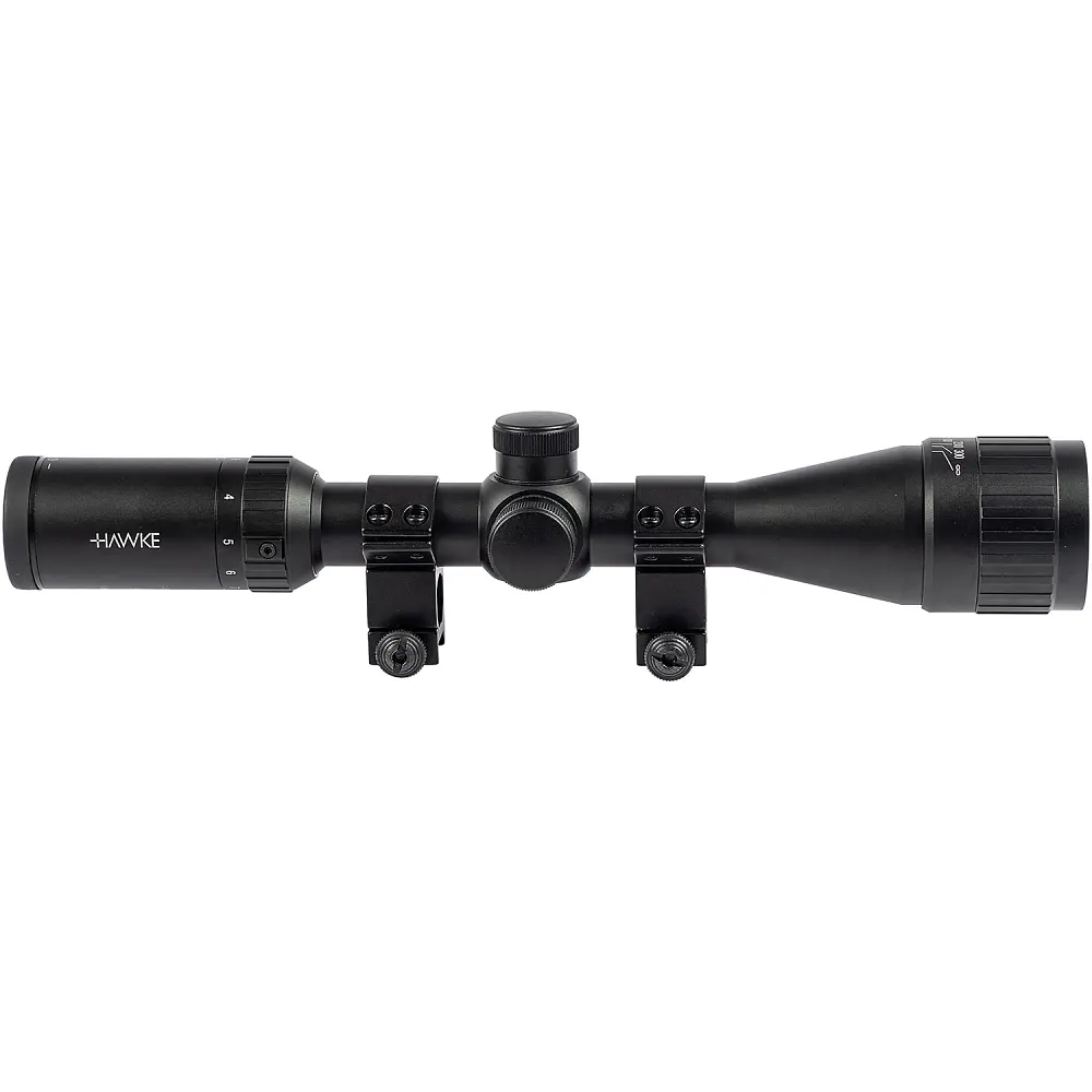 Приціл оптичний Hawke Fast Mount 3-9x40 AO сітка Mil Dot. Кільця на Weaver - фото 4