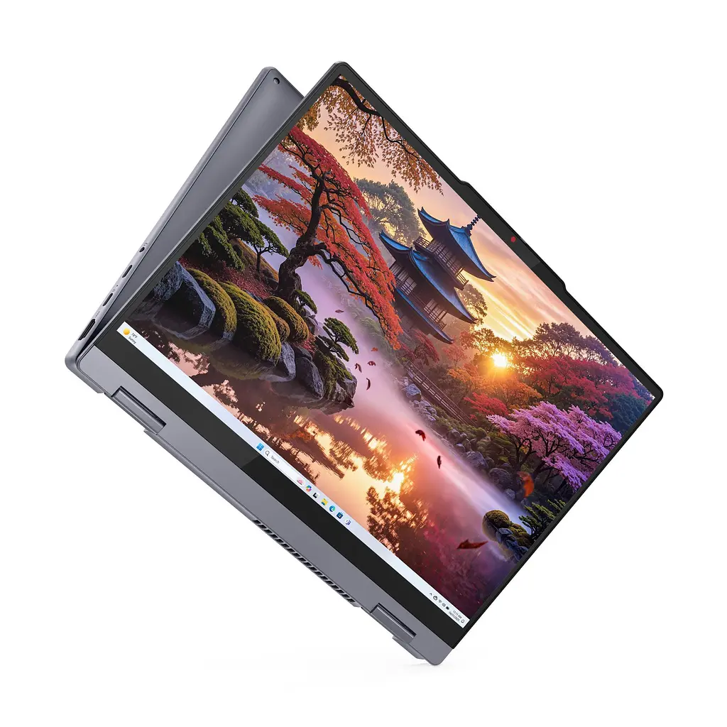Ноутбук Lenovo IdeaPad 5 14IAL10 2-в-1, (83KT002BRM), AMD Ryzen AI 7350 до 5 ГГц, 14" WUXGA, 16 ГБ, 1 ТБ, графіка AMD Radeon 860M, FreeDOS, Luna Gray - фото 14