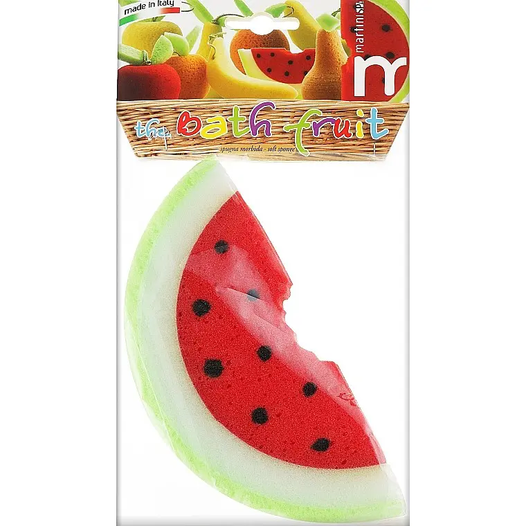 Дитяча губка Martini Spa Baby Bath Sponge Watermelon, кавун (0087H10) - фото 2